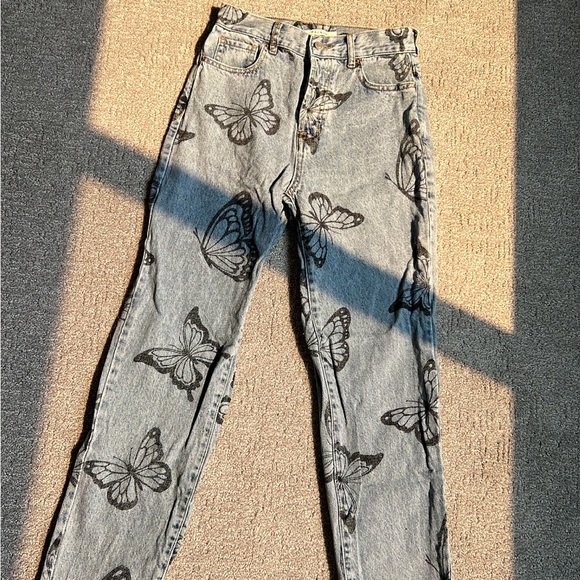 Pacsun butterfly jeans - Picture 2 of 3